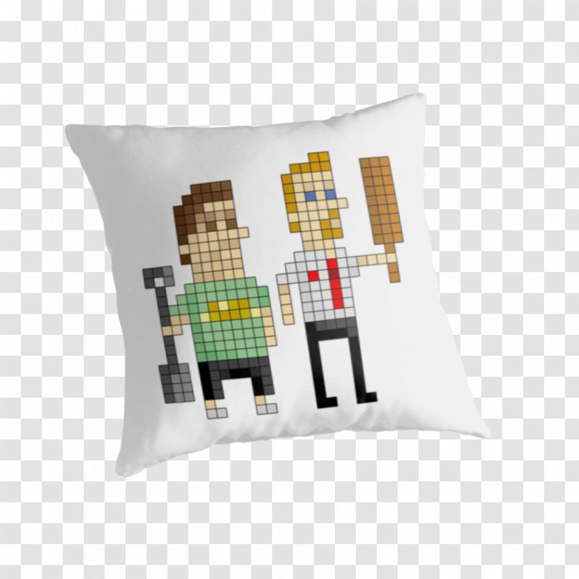 Pillow Cushion Rectangle Textile - Shaun Of The Dead Transparent PNG