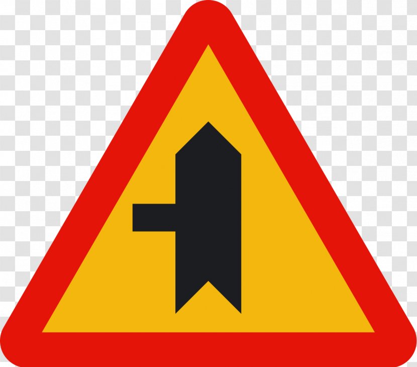 Traffic Sign Warning Road Priority Signs - Signage Transparent PNG