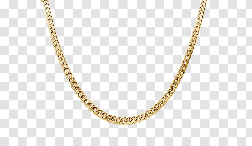 Rope Chain Colored Gold Necklace - Jewellery - Cadena Oro Transparent PNG