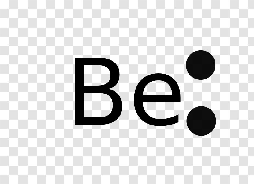Lewis Structure Beryllium Valence Electron Bohr Model - Ion - Symbol Transparent PNG
