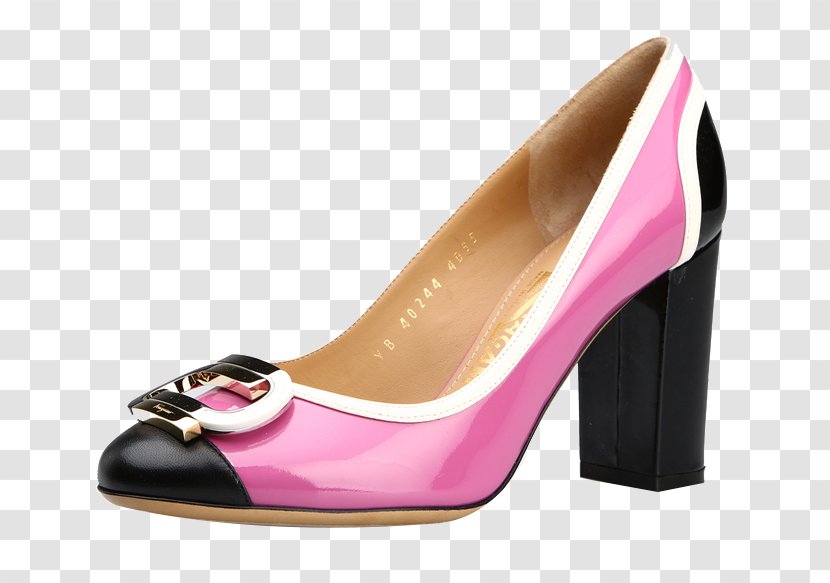 Pink Shoe - Ferragamo Shoes Transparent PNG