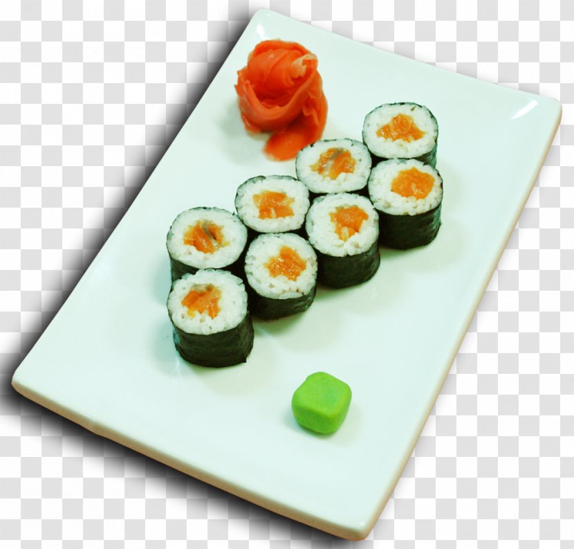 California Roll Sashimi Gimbap Sushi Smoked Salmon - Asian Food Transparent PNG