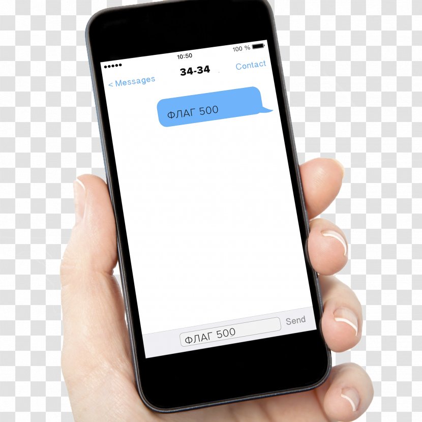 IPhone Text Messaging SMS Message Telephone - Silhouette - Sms Transparent PNG