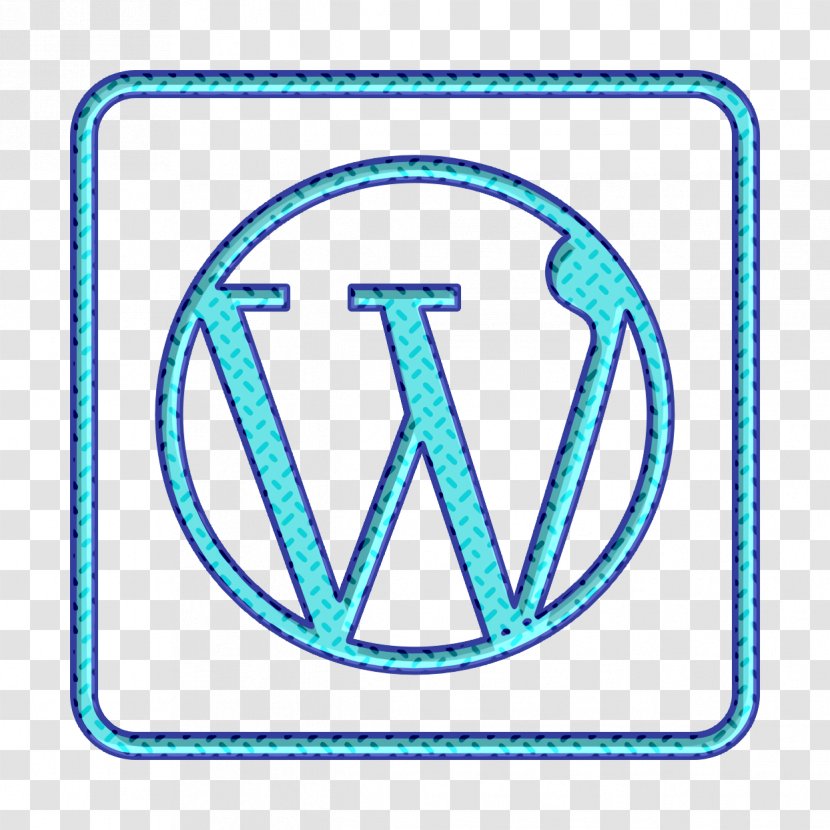 Blog Icon Journal Logo - Symbol Electric Blue Transparent PNG