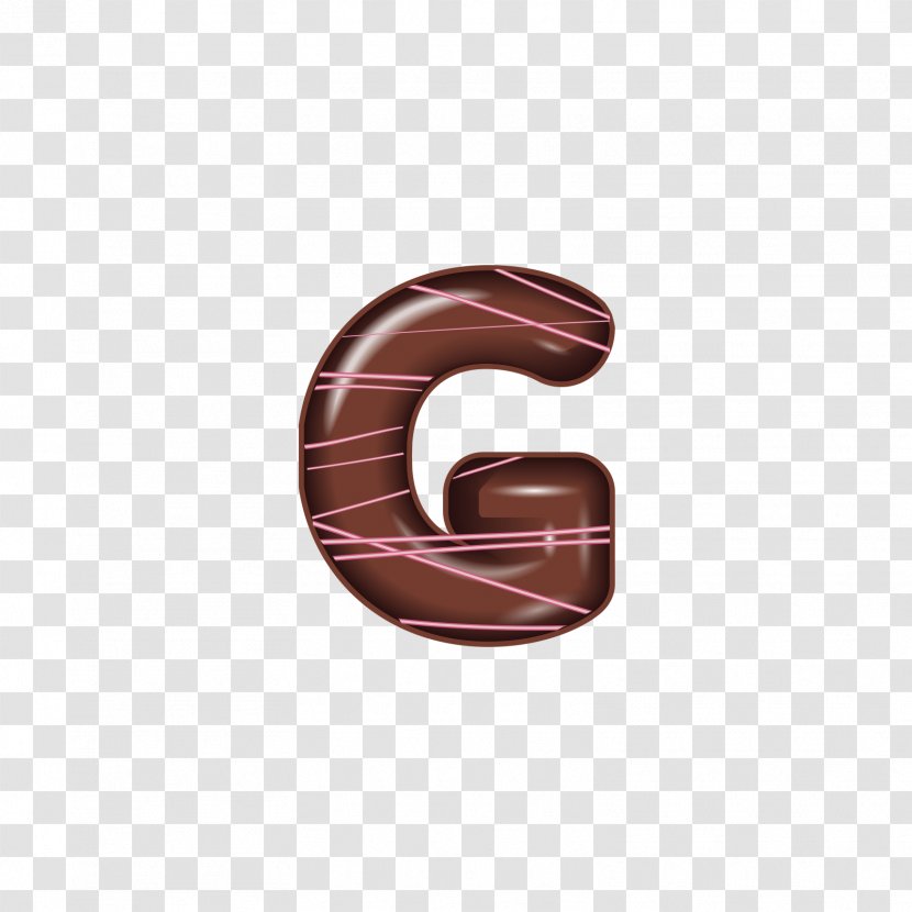 Letter Adobe Illustrator Font - Chocolate - The Alphabet G Transparent PNG