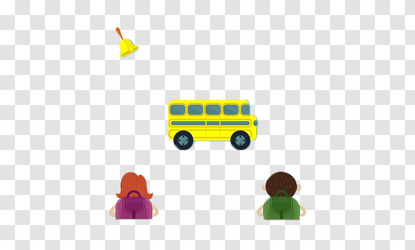 School Bus - Cartoon - Coming Transparent PNG