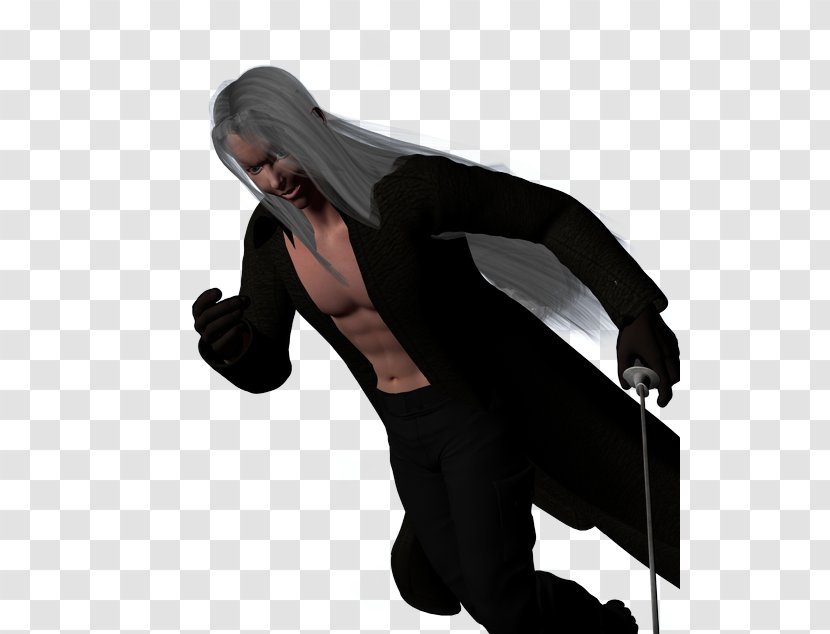 Drawing October 20 Sephiroth Pencil Sketch - Tattoo Transparent PNG