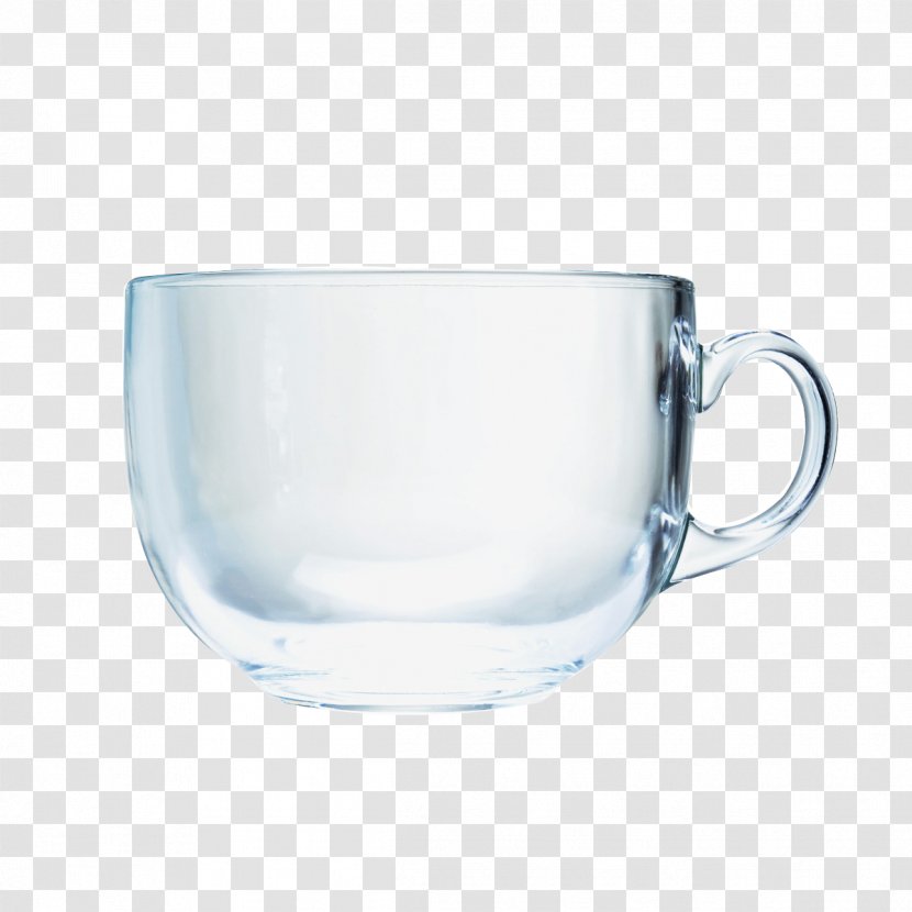 Glass Coffee Cup Transparency And Translucency - Tableware - Free To Pull The Picture Material Transparent PNG