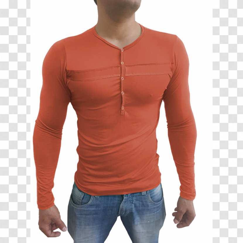 T-shirt Sleeve Fashion Button - Neck Transparent PNG