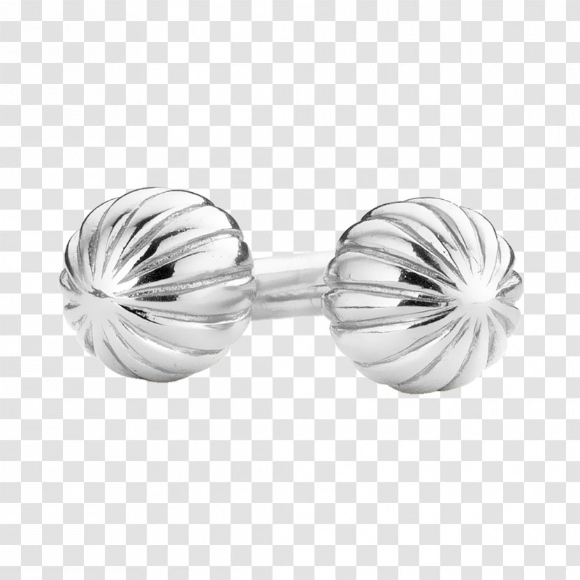 Earring Silver Body Jewellery - White Transparent PNG
