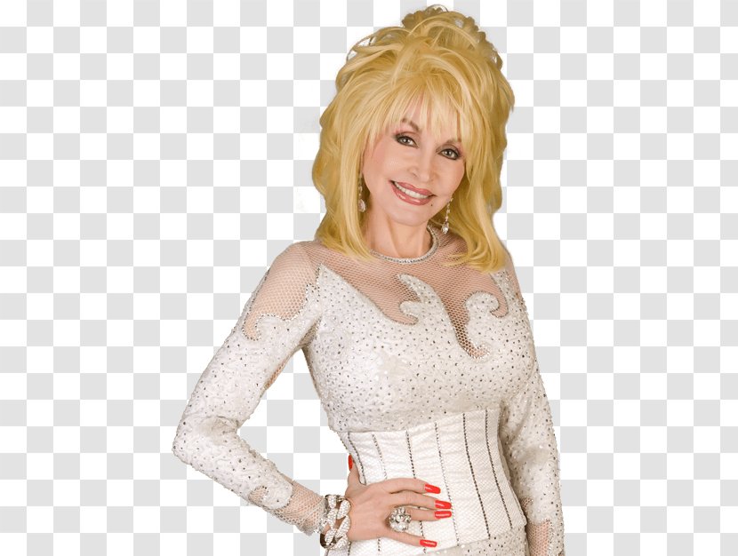 Blond Long Hair Wig Brown - Sleeve - Dolly Parton Transparent PNG