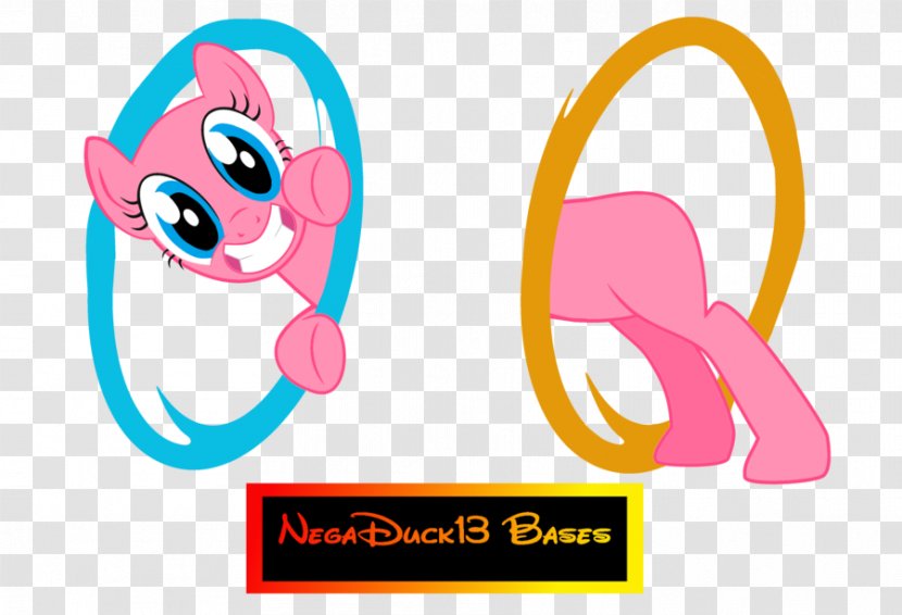 Pony Portal 2 Pinkie Pie Fluttershy - Art Transparent PNG