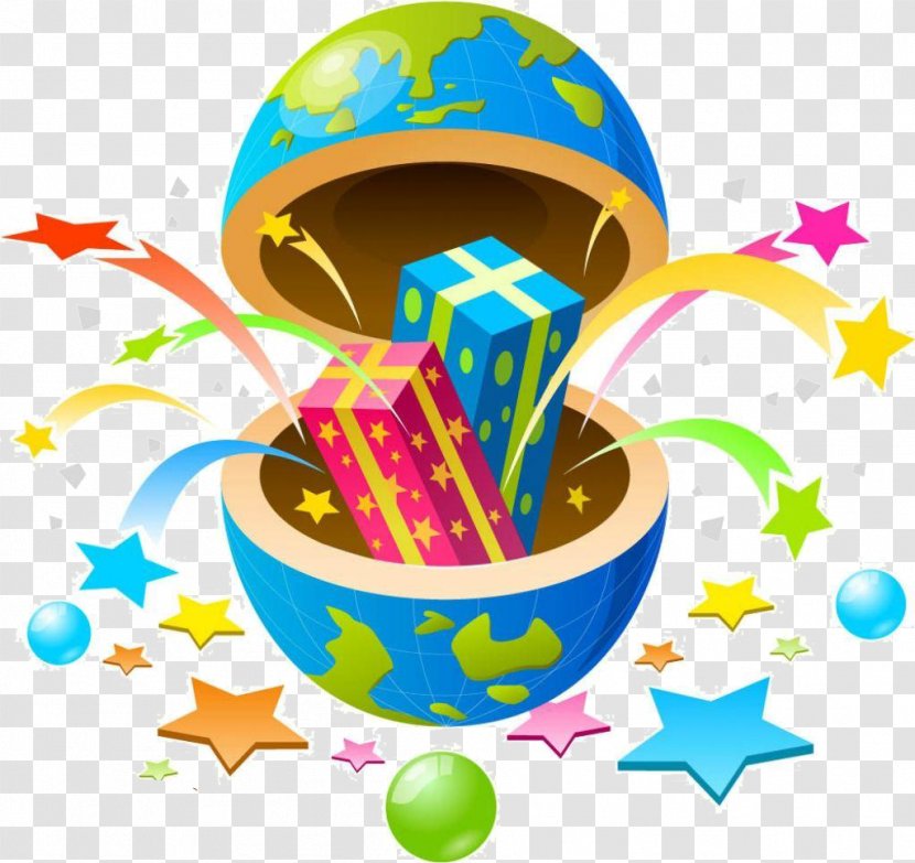 Gift Computer File - Graphics - Earth Surprise Transparent PNG