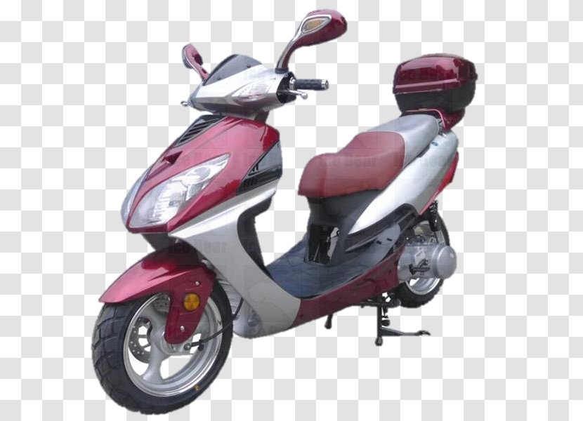 Motorized Scooter Wheel Motor Vehicle Motorcycle - Gas Scooters Transparent PNG