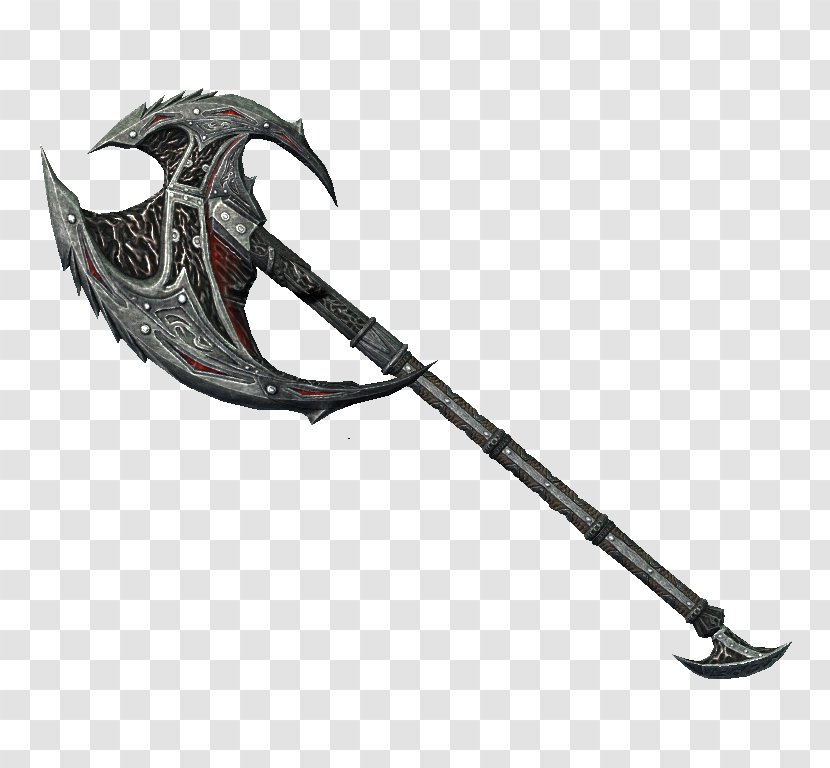 The Elder Scrolls V: Skyrim – Dragonborn Scrolls: Blades Battle Axe War Hammer - V Transparent PNG