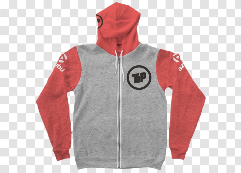 Hoodie Team Impulse Polar Fleece Bluza Sweater - Zipper - Red Transparent PNG