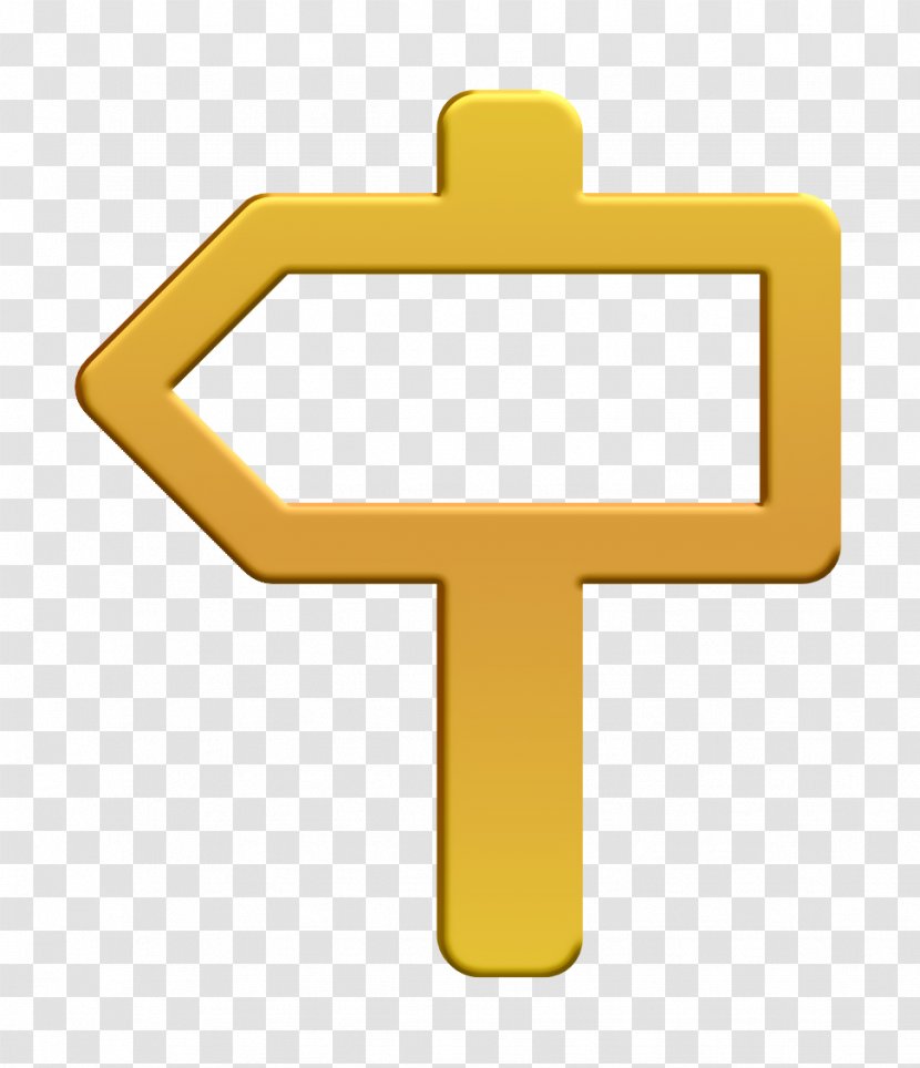 Message Icon Post Sign - Yellow - Symbol Transparent PNG