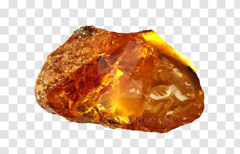 Amber Rock Gemstone Mineral - Mica - Amper Transparent PNG