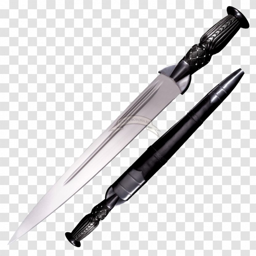 Knife Scotland Dirk Cold Steel Dagger - Melee Weapon Transparent PNG