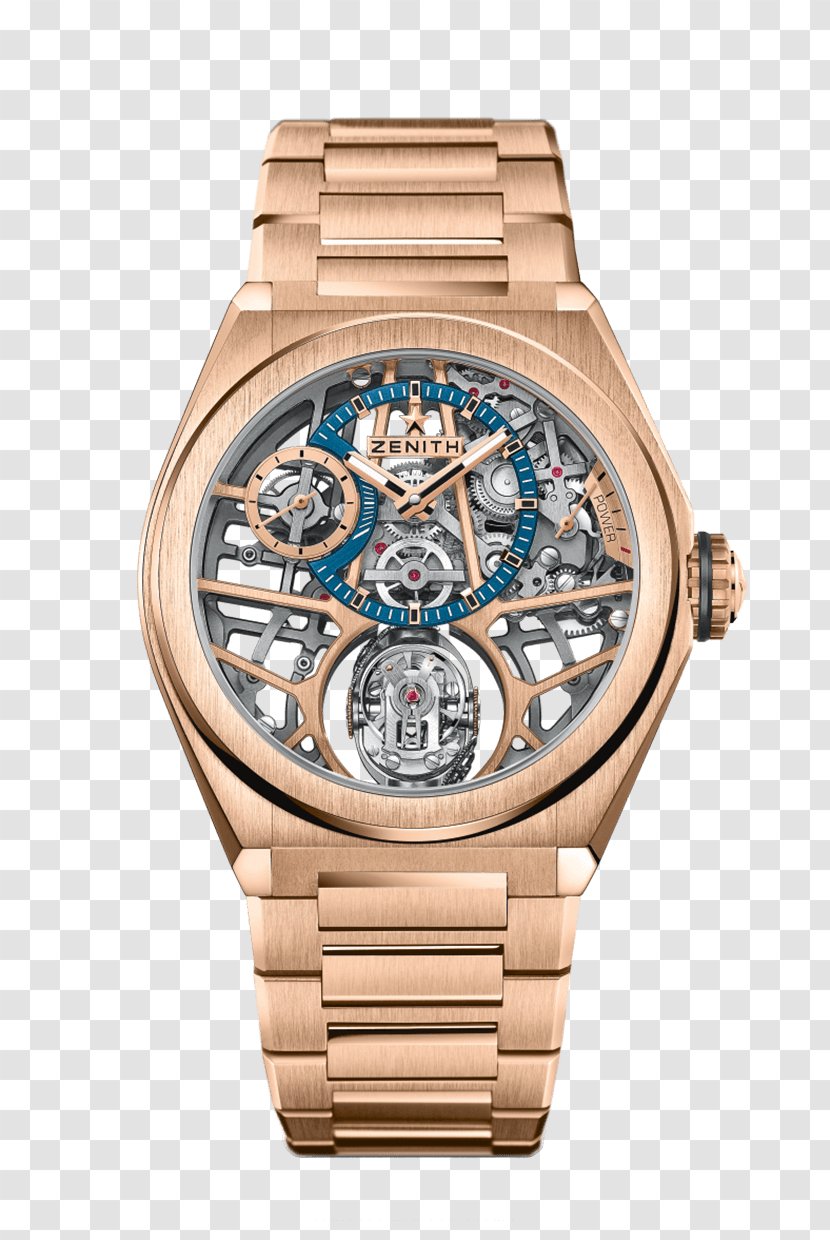 Zenith Chronograph Watch Jewellery Tourbillon - Diamond Transparent PNG