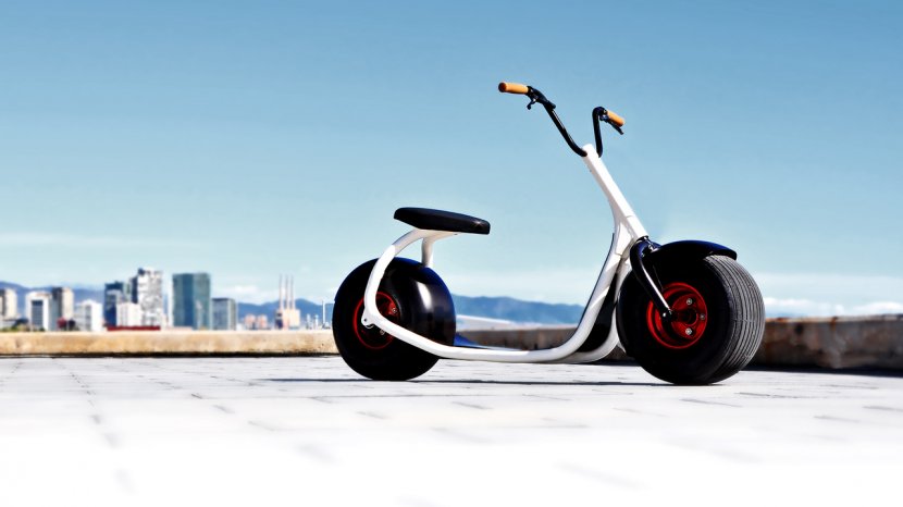 Electric Motorcycles And Scooters Car Vehicle Kick Scooter - Wheel Transparent PNG