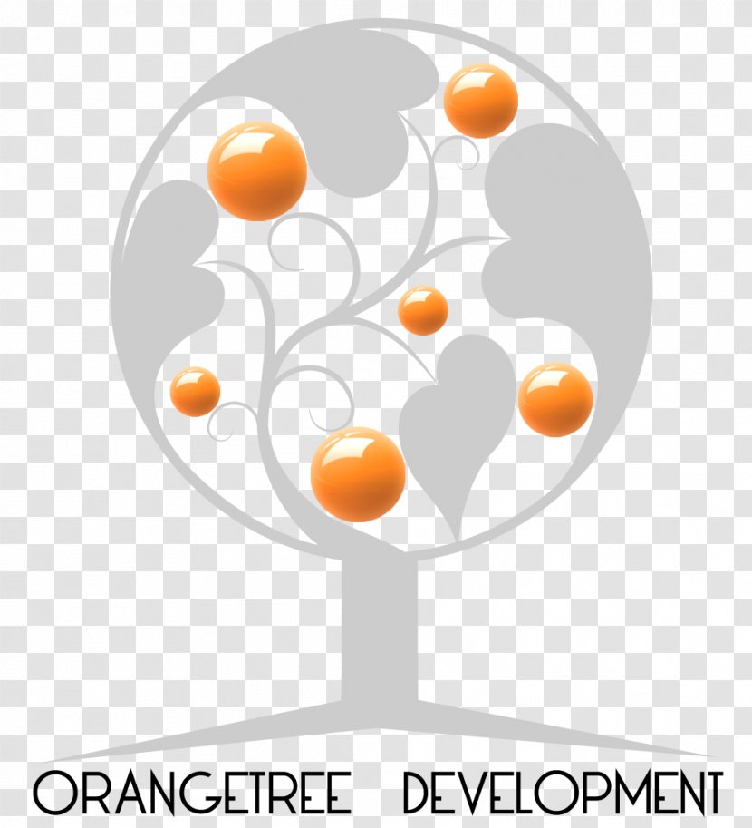 Balloon Line Clip Art - Orange Transparent PNG