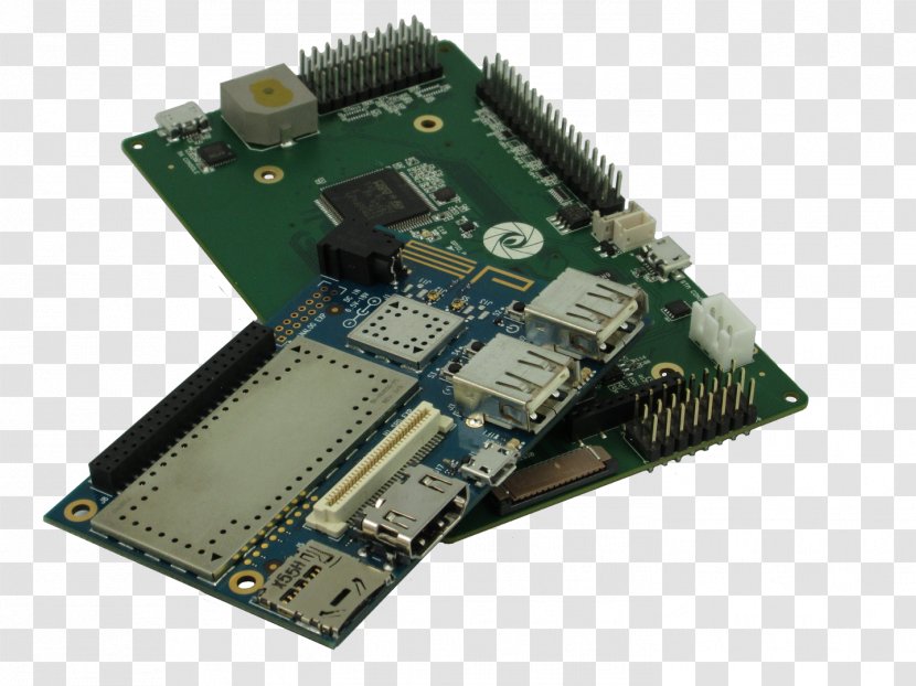Microcontroller Gumstix Expansion Card Computer-on-module Printed Circuit Board - Linux Transparent PNG