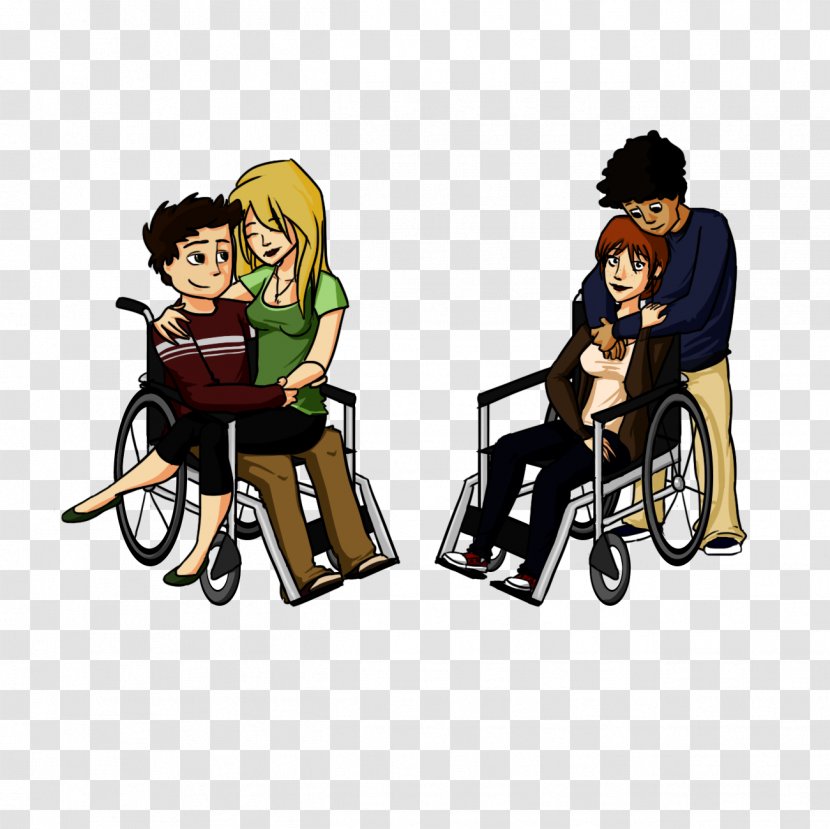 Physical Disability Love Wheelchair Friendship - Enfant Transparent PNG