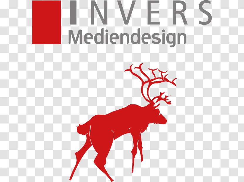 INVERS MEDIENDESIGN Reindeer Advertising - Logo Transparent PNG