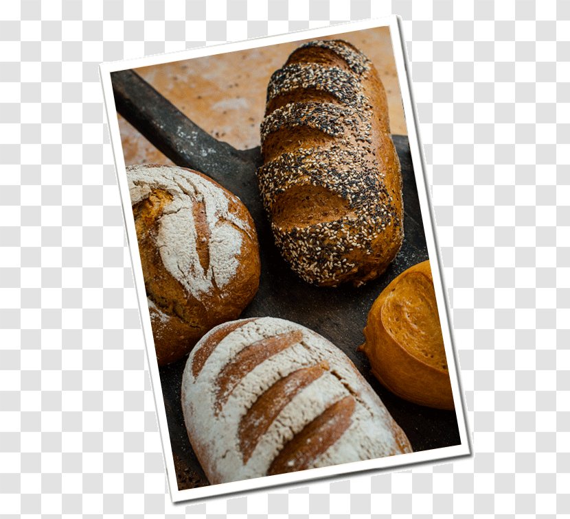 Rye Bread Pumpernickel Brown Sourdough Whole Grain - Baked Transparent PNG