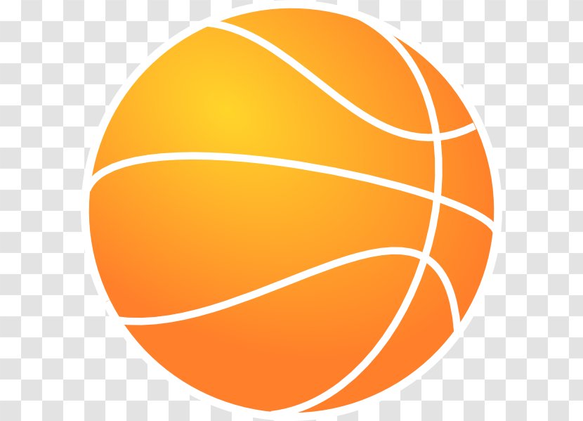 Outline Of Basketball Clip Art - Pallone - Vector Transparent PNG