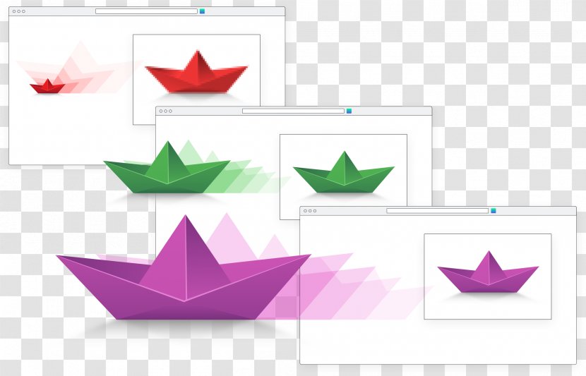 Origami - Triangle - Pixel Density Transparent PNG