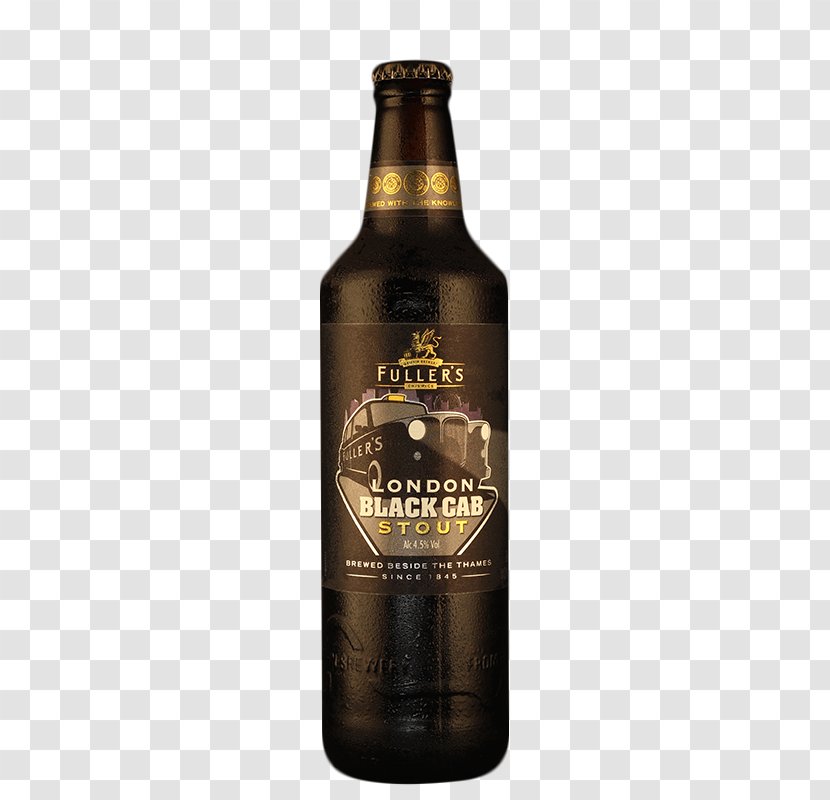 Stout Beer Bottle Fuller's Brewery Liqueur - Black Cab Transparent PNG