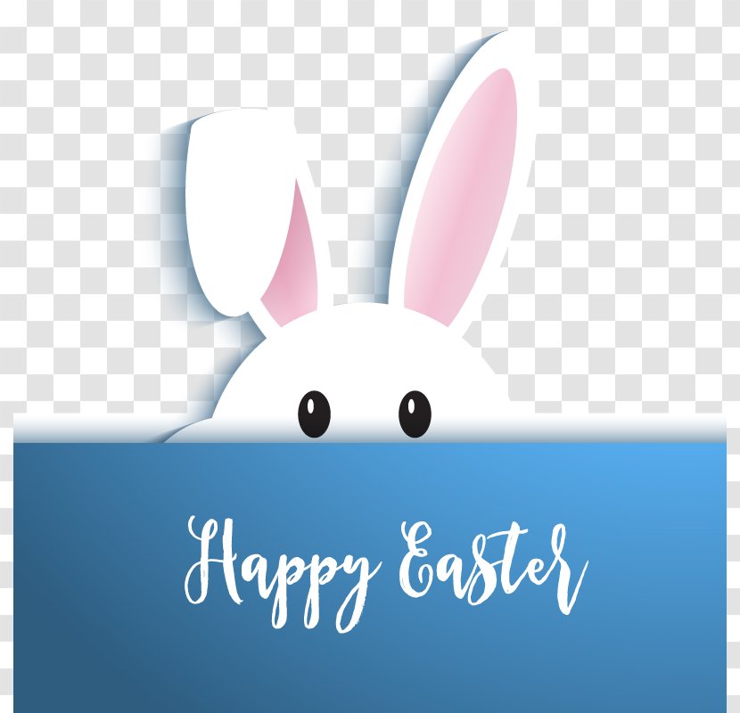 Easter Bunny Rabbit Clip Art - Vector Transparent PNG