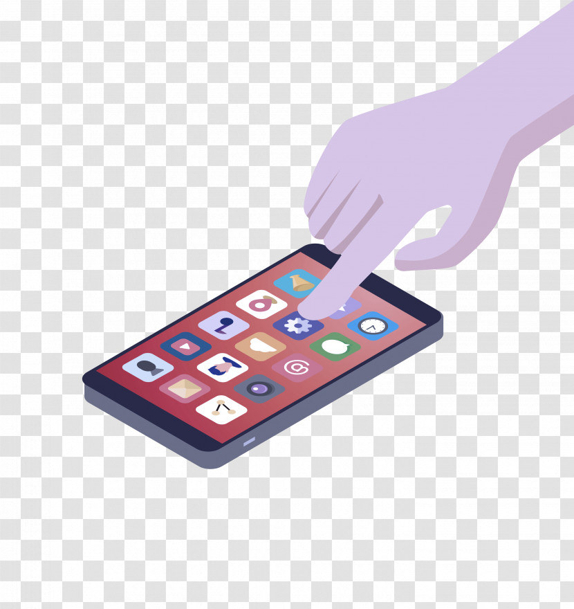 Smartphone Hand Transparent PNG