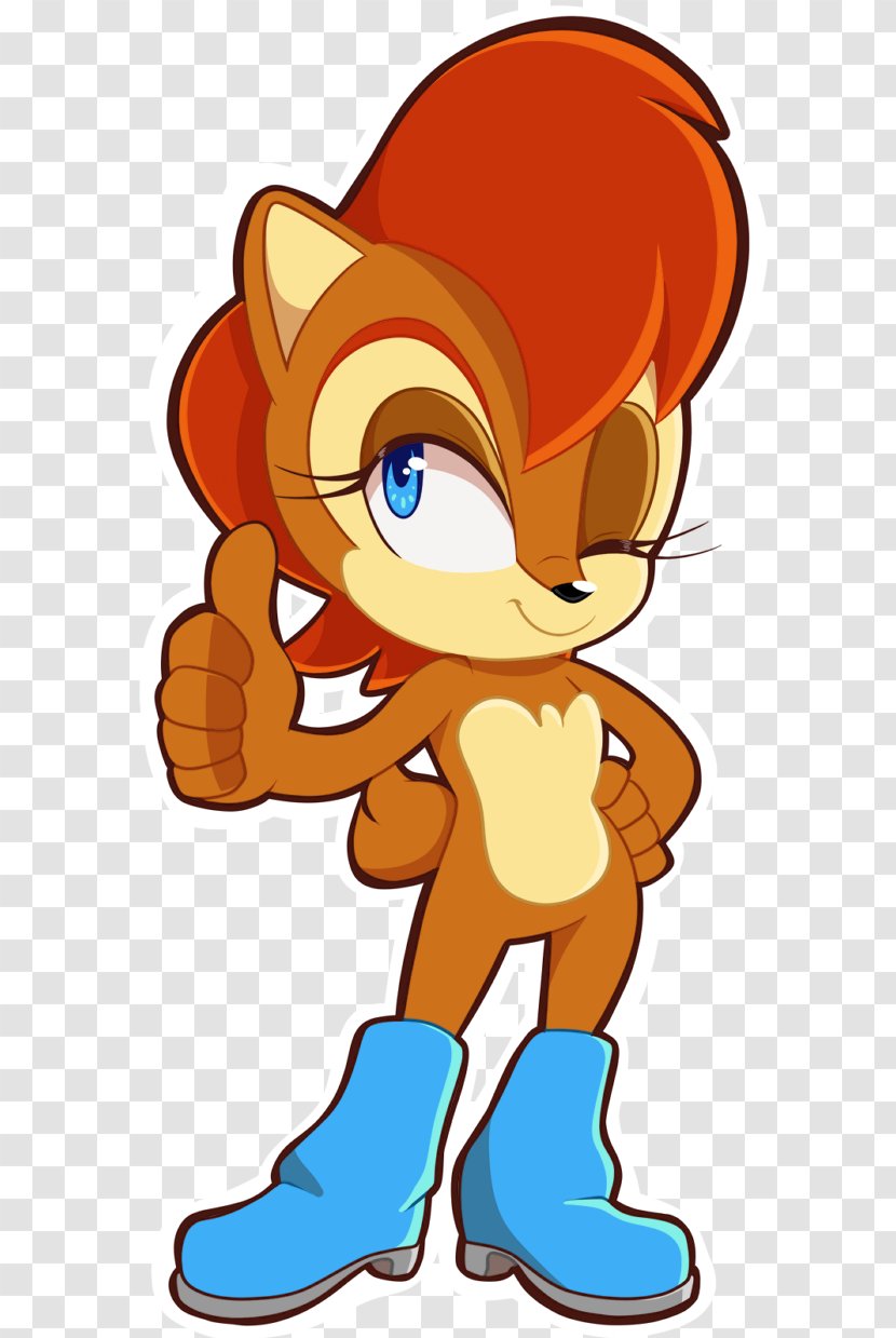 Sonic The Hedgehog Princess Sally Acorn Team DeviantArt Fan Art Transparent PNG