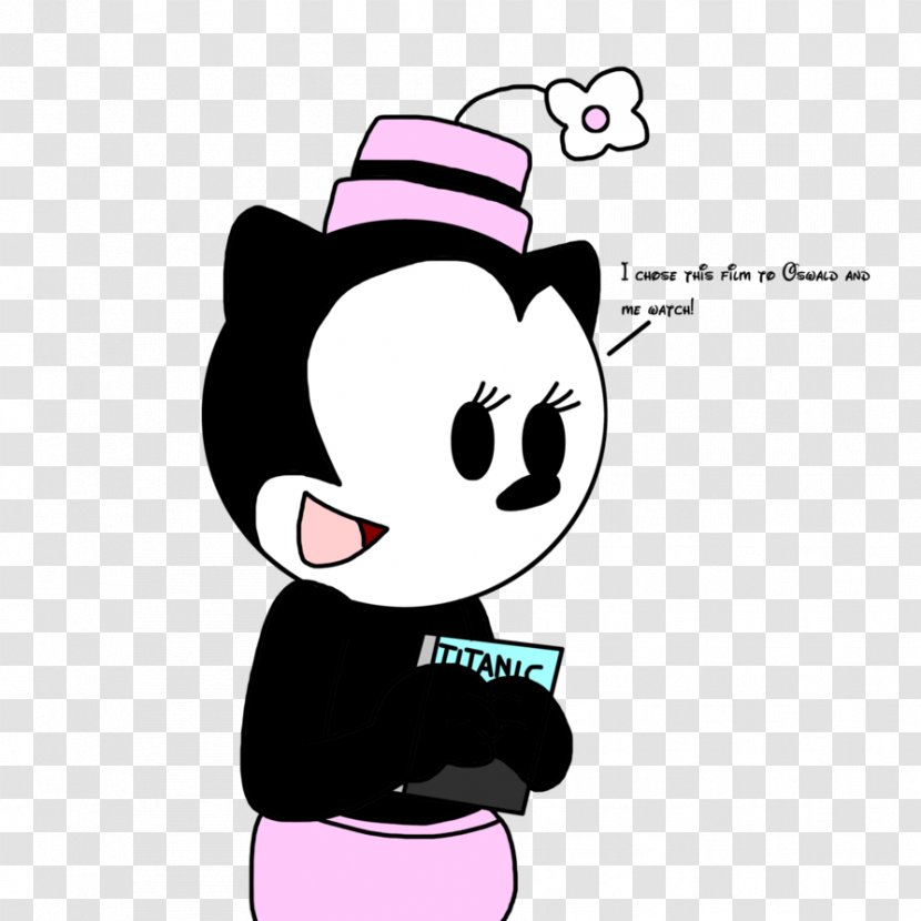 Cat Oswald The Lucky Rabbit Millie And Melody Mouse Walt Disney Company Character - Flower Transparent PNG