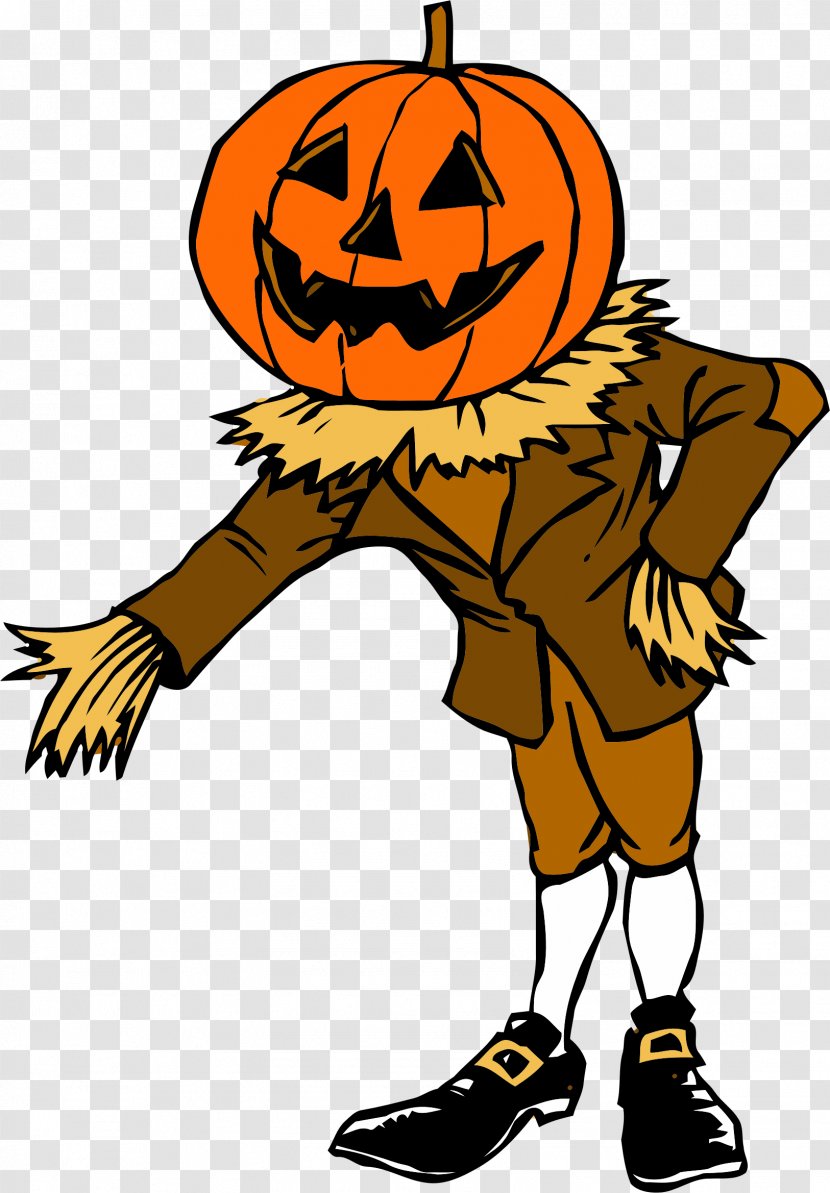 Coloring Book Pumpkin Jack-o'-lantern Halloween Thanksgiving - Child - Scary Man Cliparts Transparent PNG