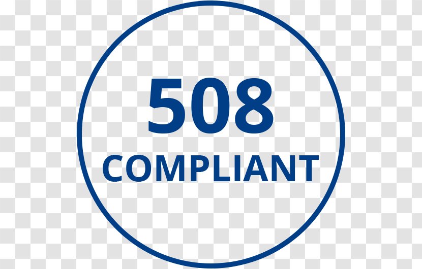 Section 508 Amendment To The Rehabilitation Act Of 1973 Web Content Accessibility Guidelines Logo Organization - Sign - Compliance Education Transparent PNG