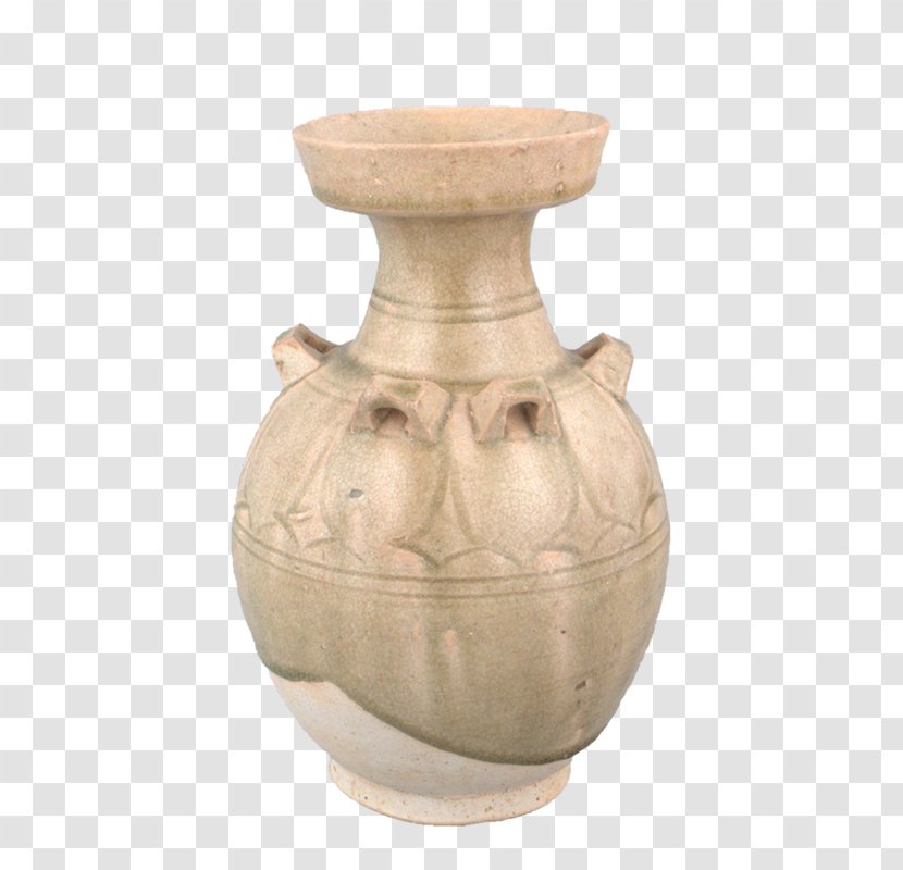 Jar White Yellow - Exquisite Transparent PNG