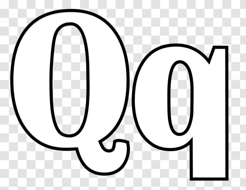 Coloring Book Q Letter Child Alphabet - Line Art - R Pages Mazes Transparent PNG