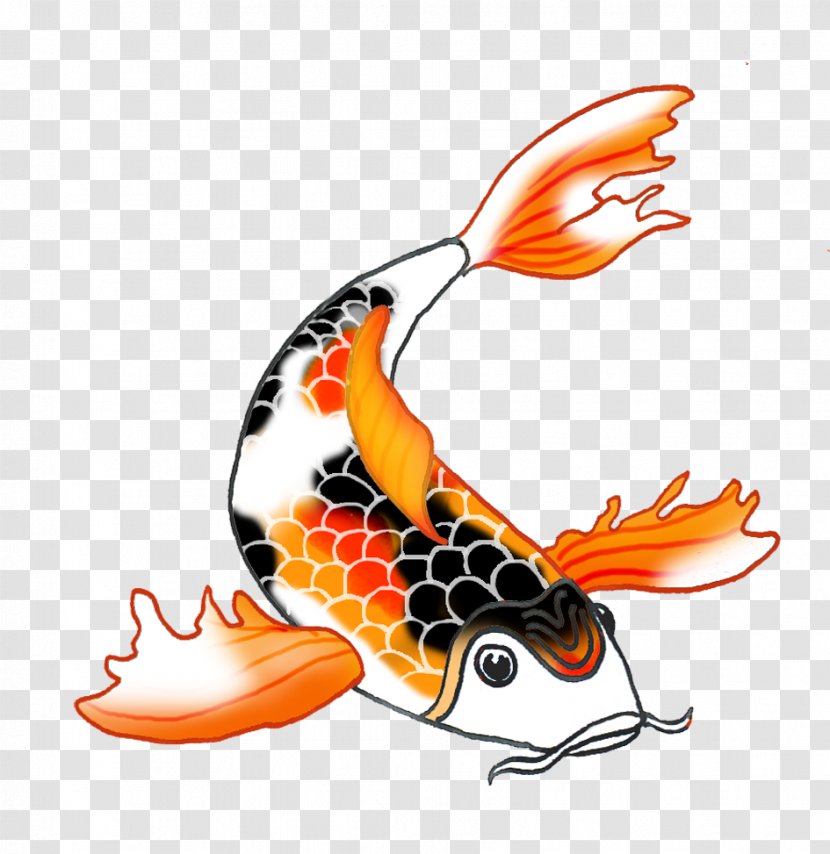 Koi Fish Drawing Clip Art - Carp Transparent PNG