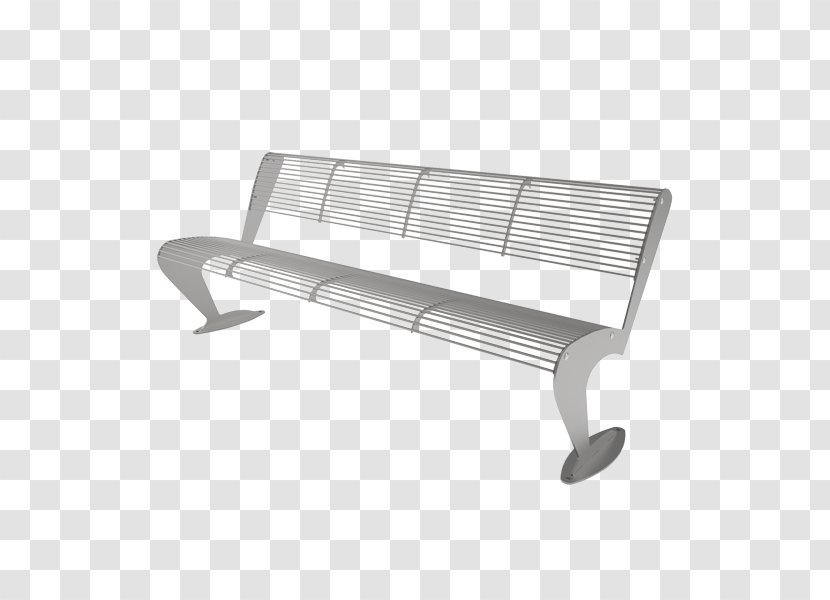 Street Furniture Steel Bench Industrial Design - Flange - Albatross Transparent PNG