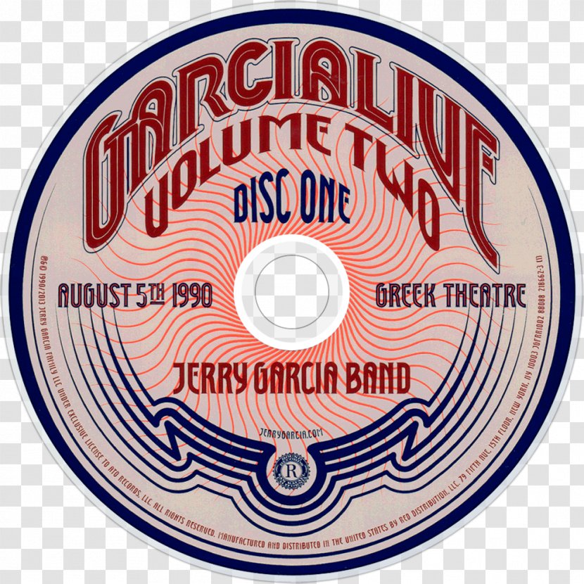 Jerry Garcia Band Compact Disc Live Volume One Two Four - Cartoon Transparent PNG