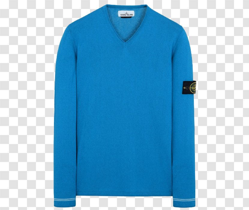 Sleeve Neck Product - Turquoise - Stone Island Transparent PNG