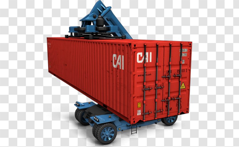 Intermodal Container ICO Logistics Icon - Shipping - Transparent Background Transparent PNG