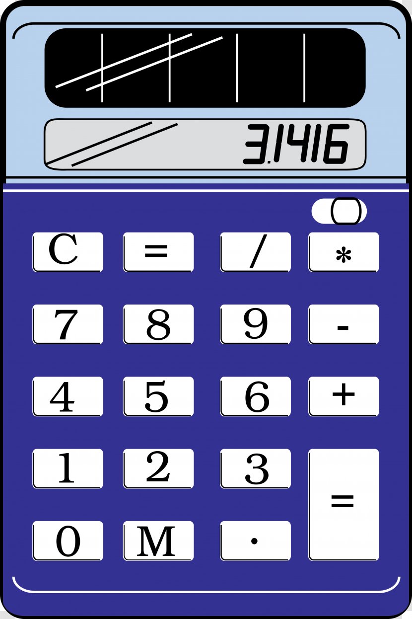 Calculator Electronics - Area Transparent PNG