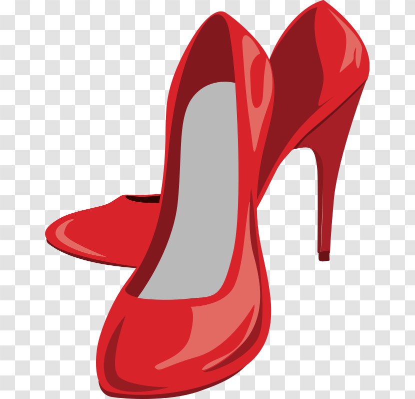 High-heeled Shoe Stiletto Heel Clip Art - Hightop Transparent PNG