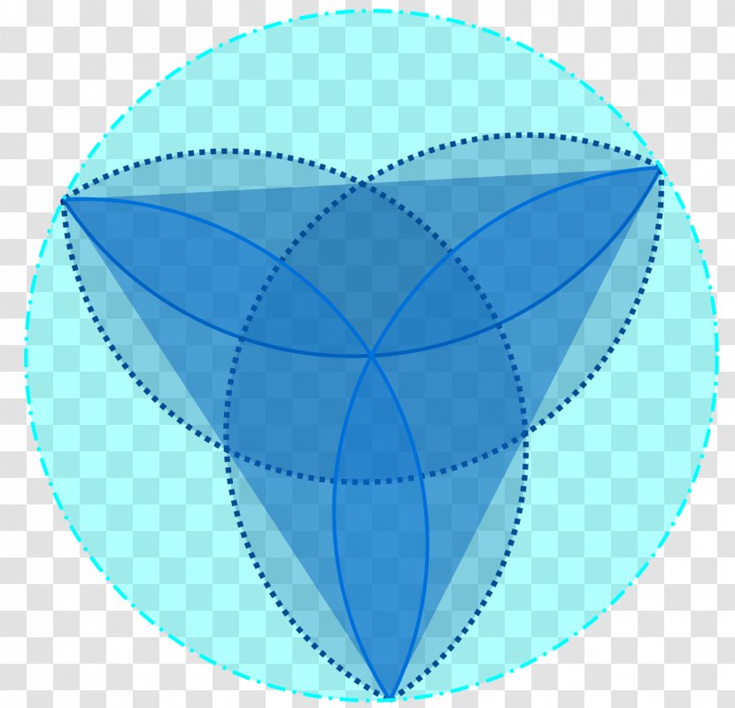 Mathematics Symmetry Geometry Fractal Pattern - Azure - Сroissant Transparent PNG