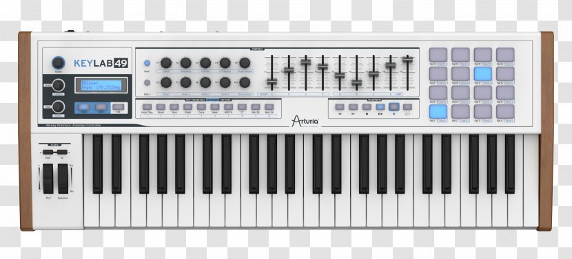 Sequential Circuits Prophet-5 Arturia MIDI Controllers Sound Synthesizers Keyboard - Frame - Musical Instruments Transparent PNG